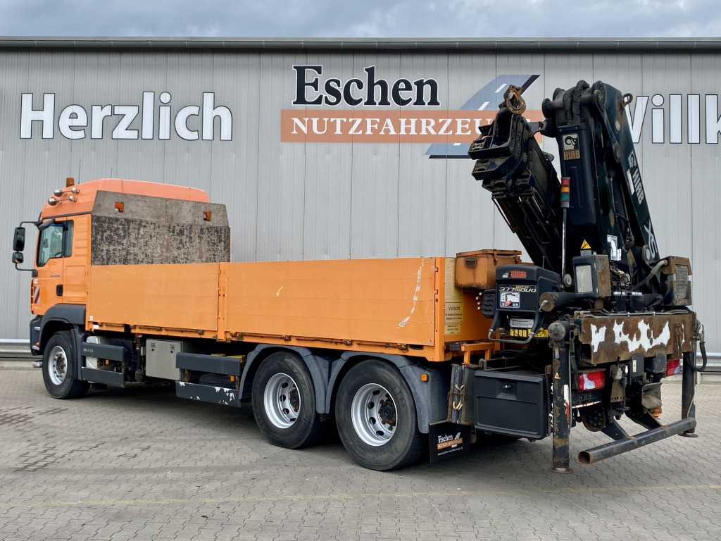 MAN TGA 26.480 6x4 BL / HIAB 377 EP-4 Faltkran - Dropside/ Flatbed truck, Crane truck: picture 3 MAN TGA 26.480 6x4 BL / HIAB 377 EP-4 Faltkran - Dropside/ Flatbed truck, Crane truck: picture 3