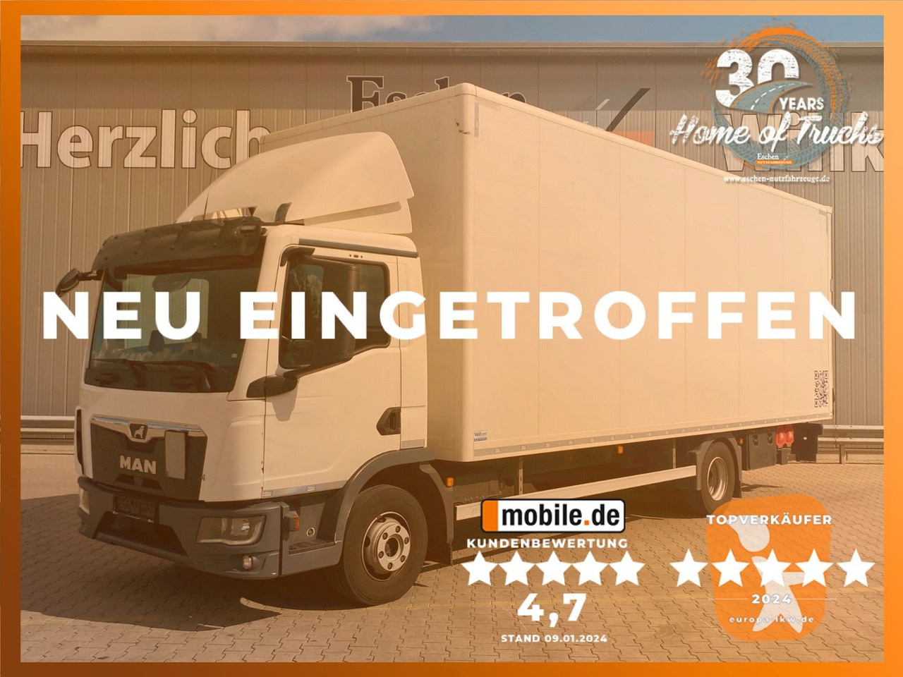 MAN TGL 12.220 Automatik*LBW*HU+BremseNEU*Navi*Kamer - Box truck: picture 1 MAN TGL 12.220 Automatik*LBW*HU+BremseNEU*Navi*Kamer - Box truck: picture 1