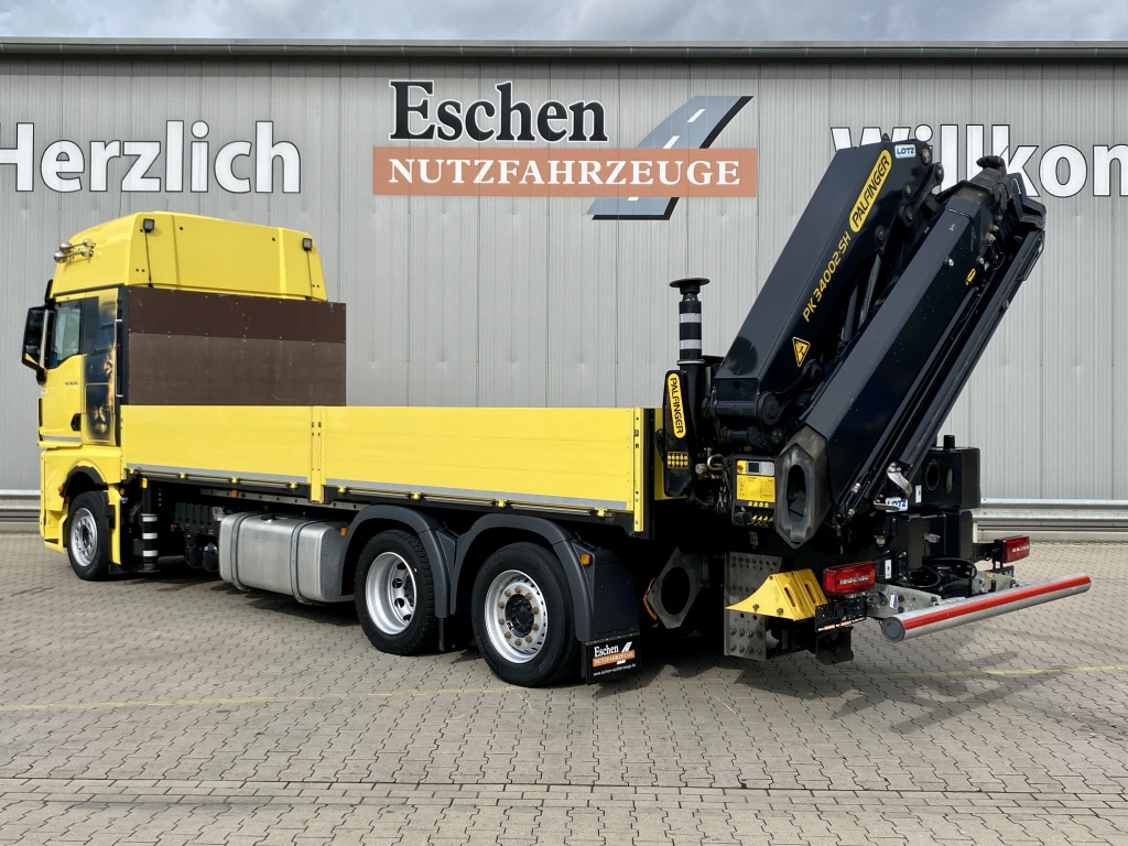 MAN TGX 26.510 6x2-4 LL / Palfinger PK 34002-SHE - Dropside/ Flatbed truck, Crane truck: picture 3 MAN TGX 26.510 6x2-4 LL / Palfinger PK 34002-SHE - Dropside/ Flatbed truck, Crane truck: picture 3
