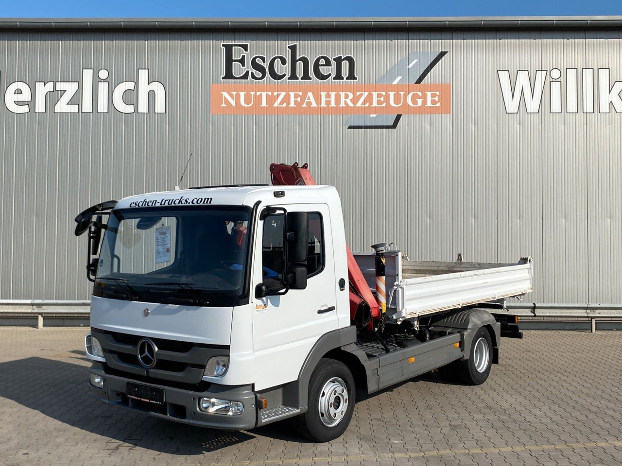 Mercedes-Benz 818 Atego | Fassi F65*MEILLER*PKW-AHK*1.Hand - Tipper van: picture 2 Mercedes-Benz 818 Atego | Fassi F65*MEILLER*PKW-AHK*1.Hand - Tipper van: picture 2