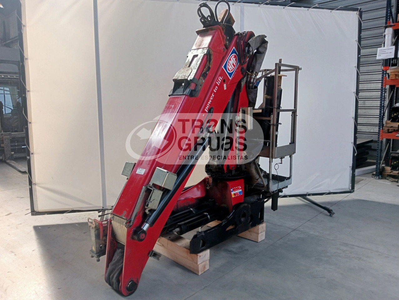 Grúa HMF 1244-Z1 - Loader crane for Truck: picture 1 Grúa HMF 1244-Z1 - Loader crane for Truck: picture 1