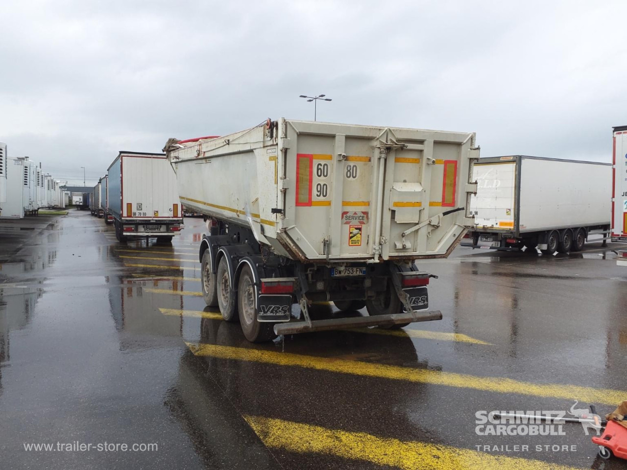 SCHMITZ Tipper Alu-square sided body 26m³ - Tipper semi-trailer: picture 2 SCHMITZ Tipper Alu-square sided body 26m³ - Tipper semi-trailer: picture 2