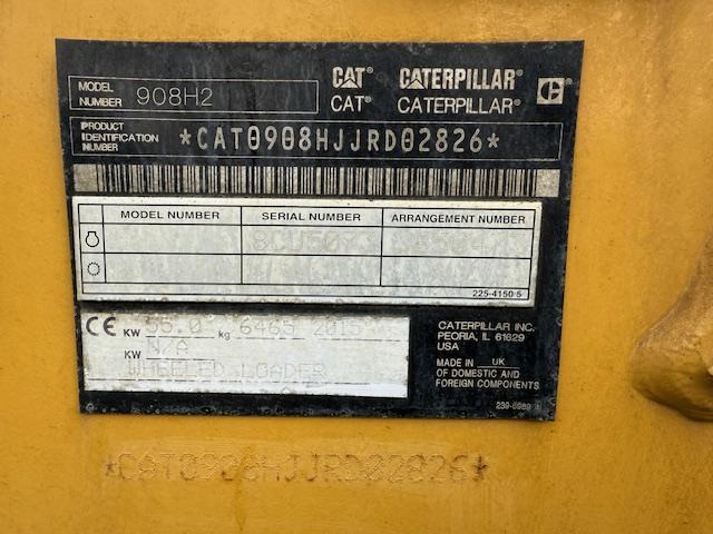 Cat 908 H2  - Wheel loader: picture 5 Cat 908 H2  - Wheel loader: picture 5
