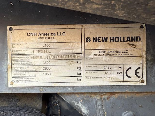 New Holland L 160 - Wheel loader: picture 5 New Holland L 160 - Wheel loader: picture 5