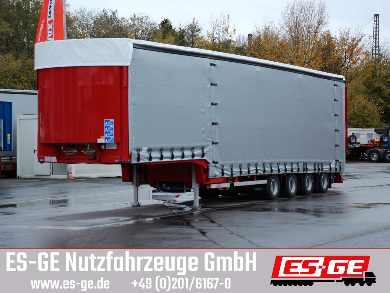 Dinkel 4-Achs-Jumbotieflader - doppelte Rampen - Low loader semi-trailer: picture 5 Dinkel 4-Achs-Jumbotieflader - doppelte Rampen - Low loader semi-trailer: picture 5