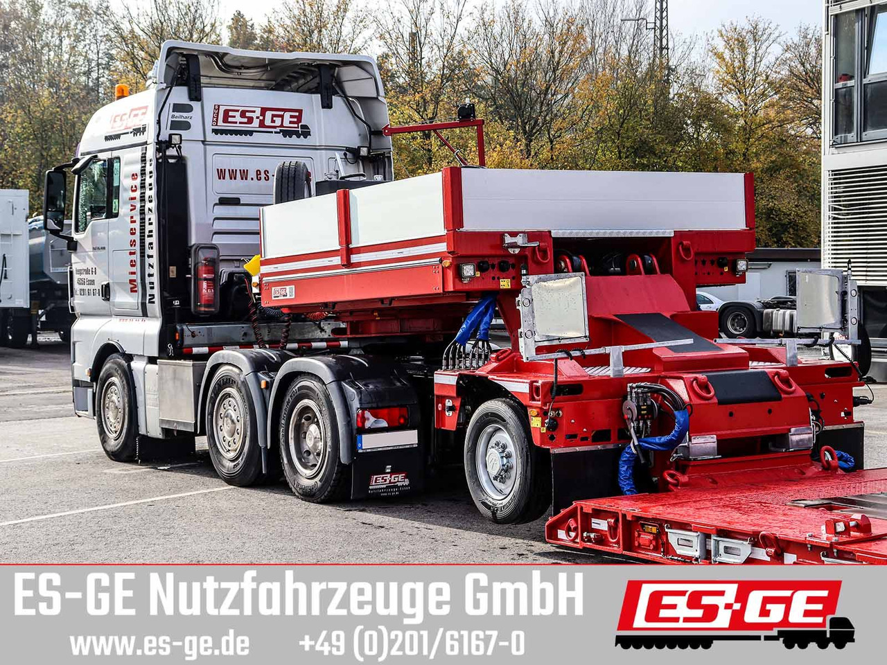 Faymonville Gigamax Tiefbett 1+3 - Low loader semi-trailer: picture 4 Faymonville Gigamax Tiefbett 1+3 - Low loader semi-trailer: picture 4