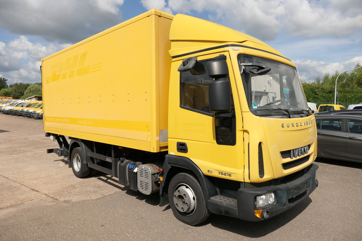 IVECO EuroCargo ML 75 E 16 P LBW LUFT AUTOMATIK EURO-5 - Box truck: picture 1 IVECO EuroCargo ML 75 E 16 P LBW LUFT AUTOMATIK EURO-5 - Box truck: picture 1