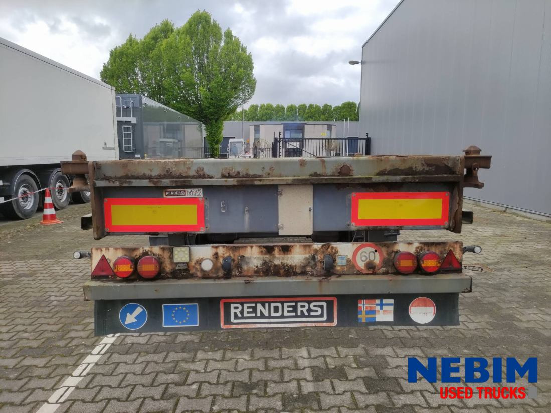 Renders Containerchassis ROC 12.27 CC - 1x40" 1x30" 2x20" - Container transporter/ Swap body semi-trailer: picture 5 Renders Containerchassis ROC 12.27 CC - 1x40" 1x30" 2x20" - Container transporter/ Swap body semi-trailer: picture 5