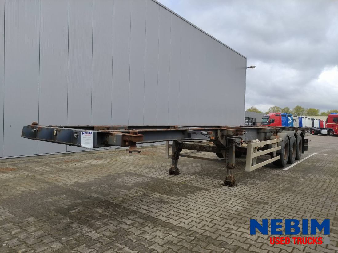Renders Containerchassis ROC 12.27 CC - 1x40" 1x30" 2x20" - Container transporter/ Swap body semi-trailer: picture 1 Renders Containerchassis ROC 12.27 CC - 1x40" 1x30" 2x20" - Container transporter/ Swap body semi-trailer: picture 1