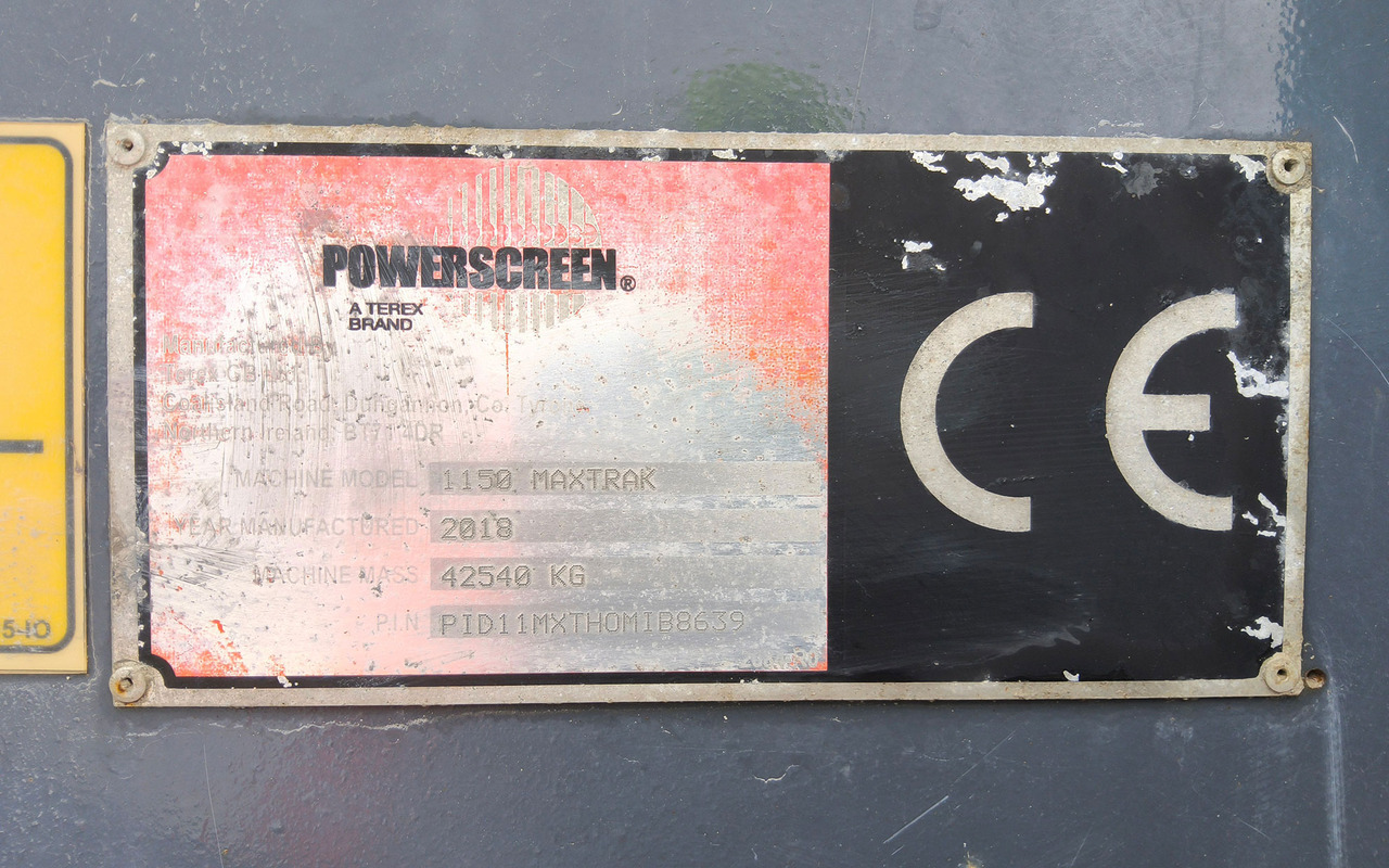 Leasing of Powerscreen 1150 Maxtrak Powerscreen 1150 Maxtrak: picture 17