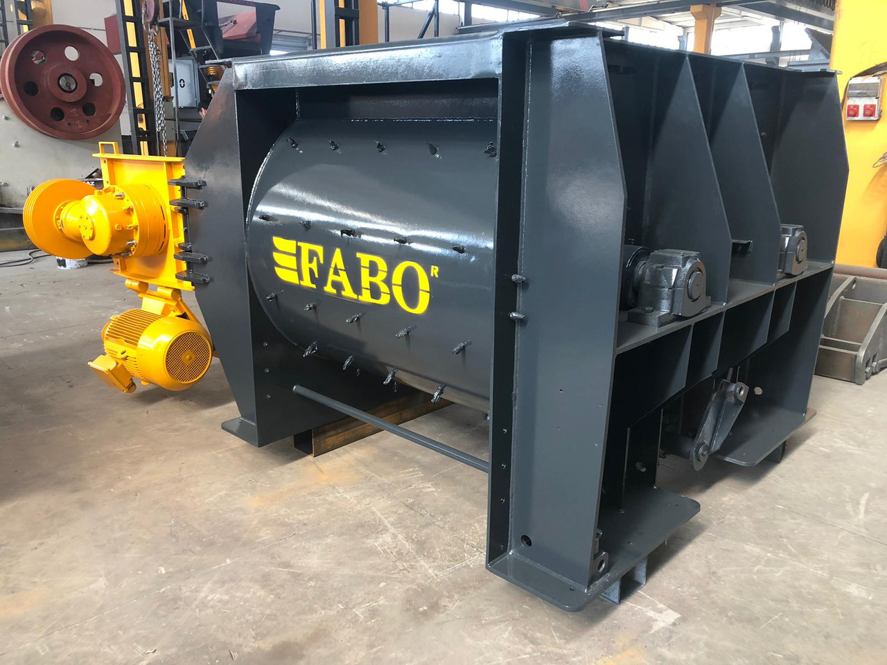 FABO Double Shaft Concrete Mixer ( Twin Shaft Mixer ) - Concrete mixer: picture 1 FABO Double Shaft Concrete Mixer ( Twin Shaft Mixer ) - Concrete mixer: picture 1