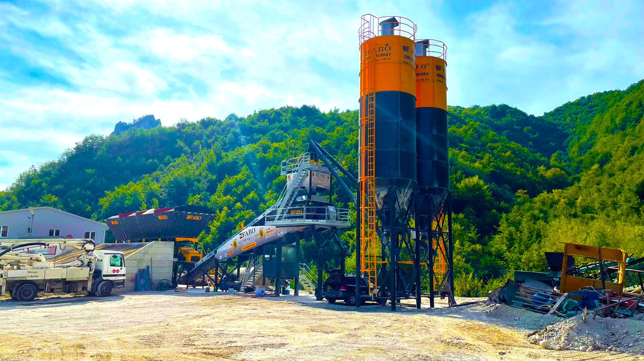 FABO Horizontal Cement Silo | Mobile Cement Silo - Cement silo: picture 1 FABO Horizontal Cement Silo | Mobile Cement Silo - Cement silo: picture 1