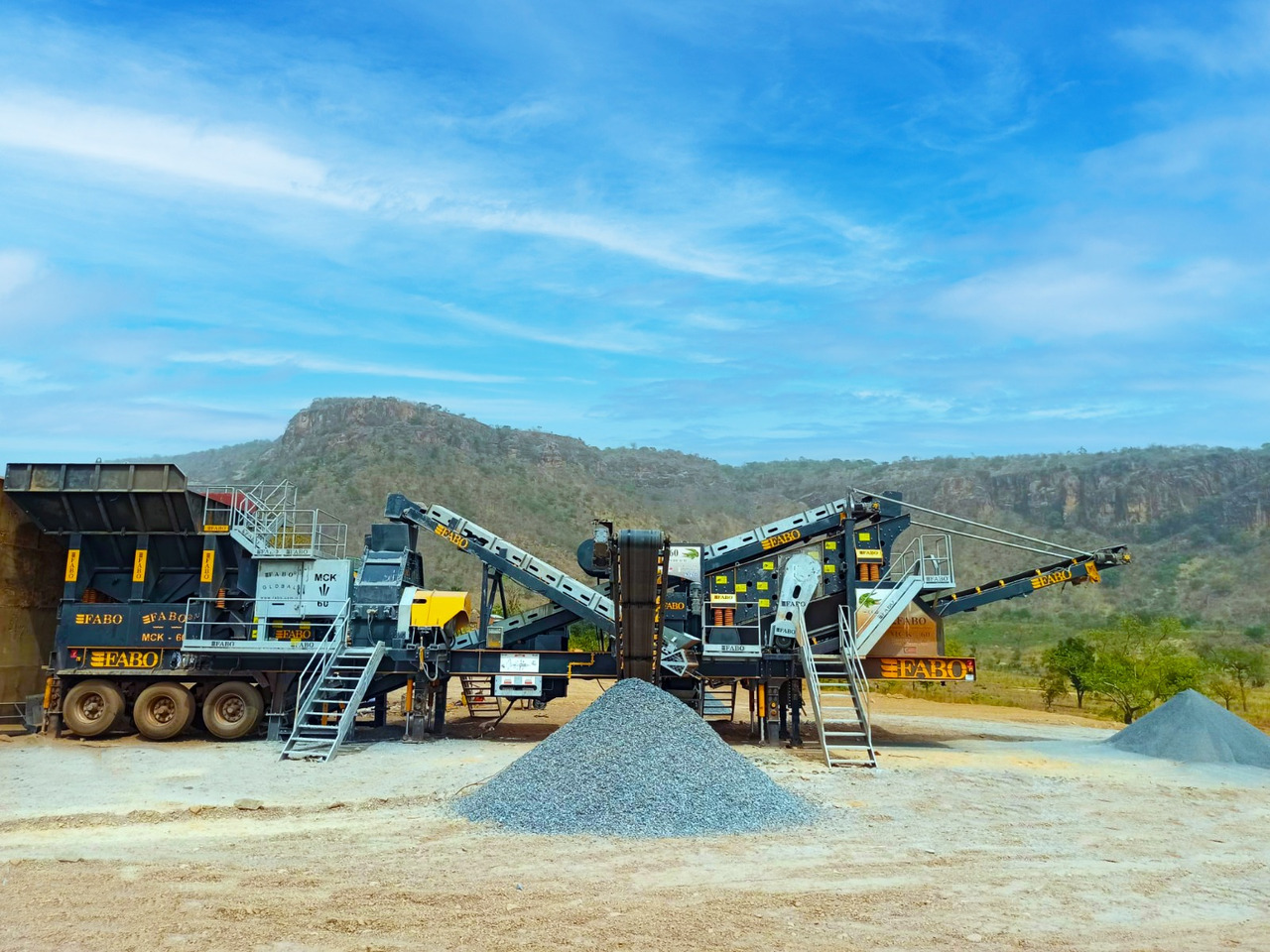 FABO Mobile jaw crusher - Jaw crusher: picture 4 FABO Mobile jaw crusher - Jaw crusher: picture 4