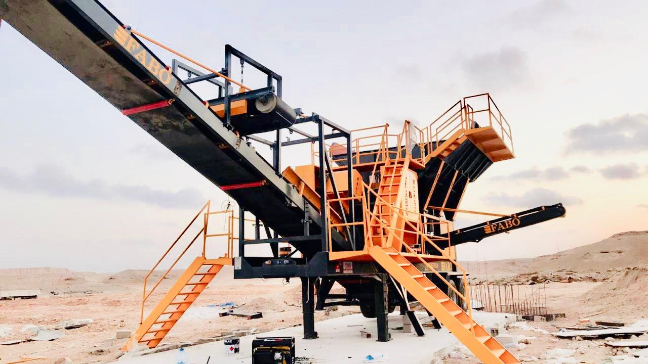FABO Mobile jaw crusher - Jaw crusher: picture 2 FABO Mobile jaw crusher - Jaw crusher: picture 2