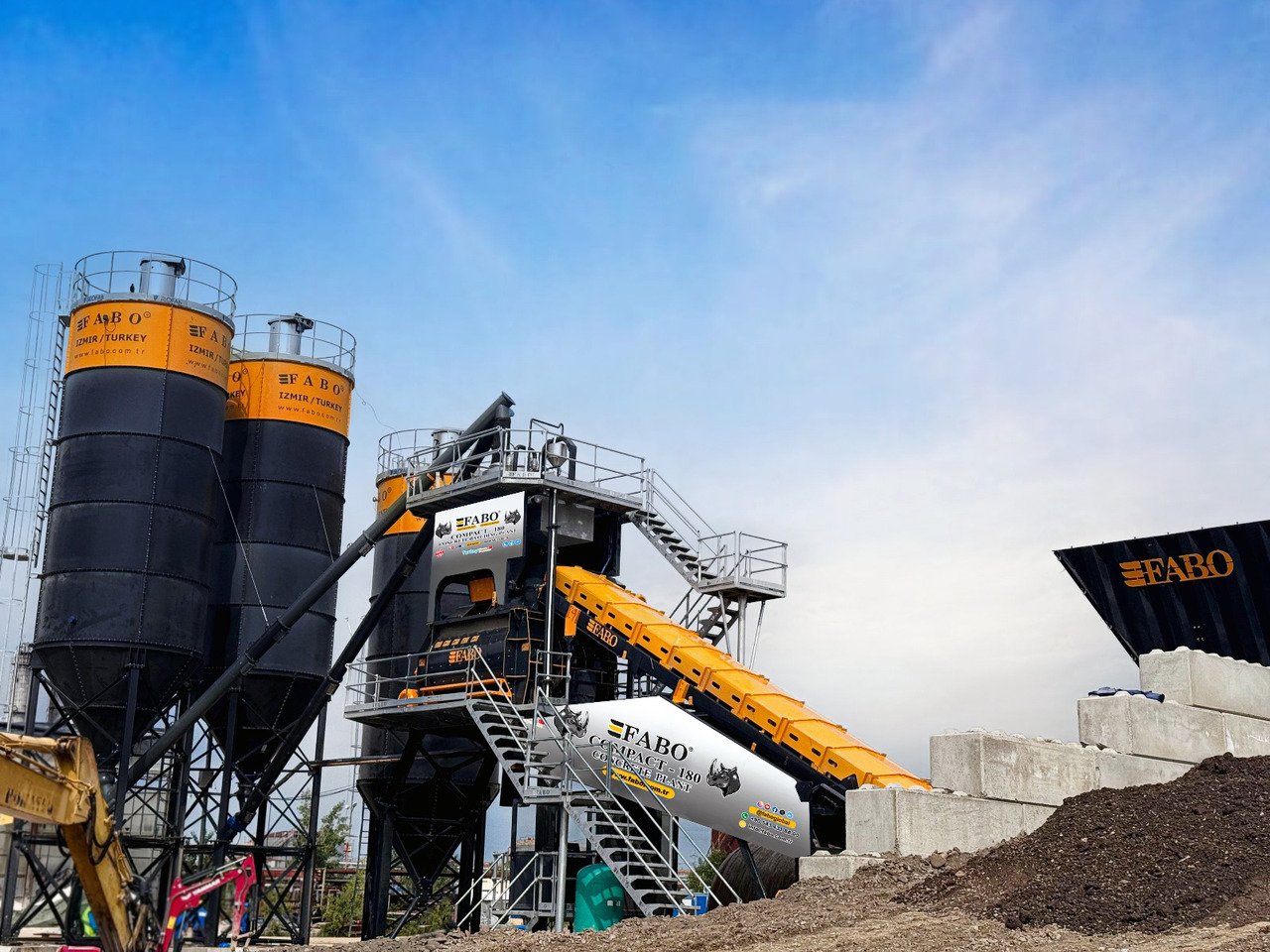 FABO compact concrete plant - Concrete plant: picture 1 FABO compact concrete plant - Concrete plant: picture 1