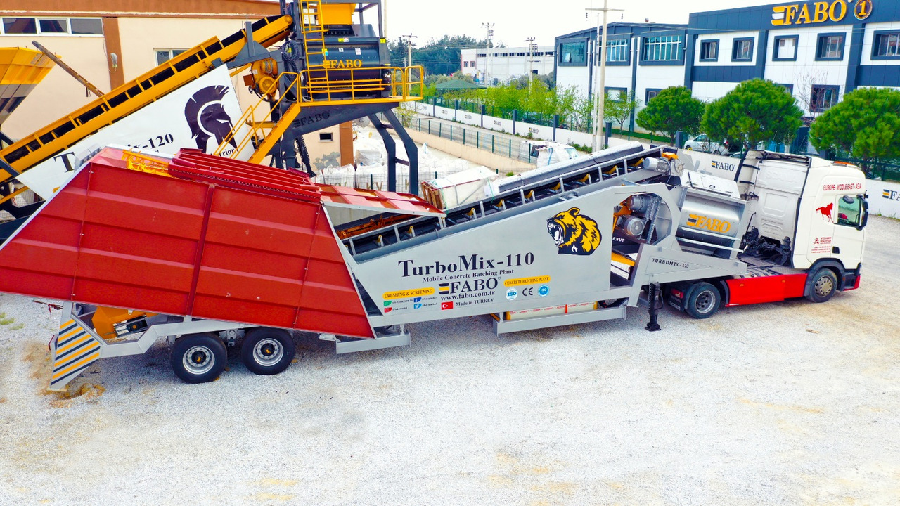 FABO mobile concrete batching plant - Concrete plant: picture 3 FABO mobile concrete batching plant - Concrete plant: picture 3
