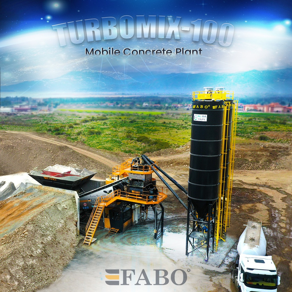 FABO mobile concrete batching plant - Concrete plant: picture 1 FABO mobile concrete batching plant - Concrete plant: picture 1