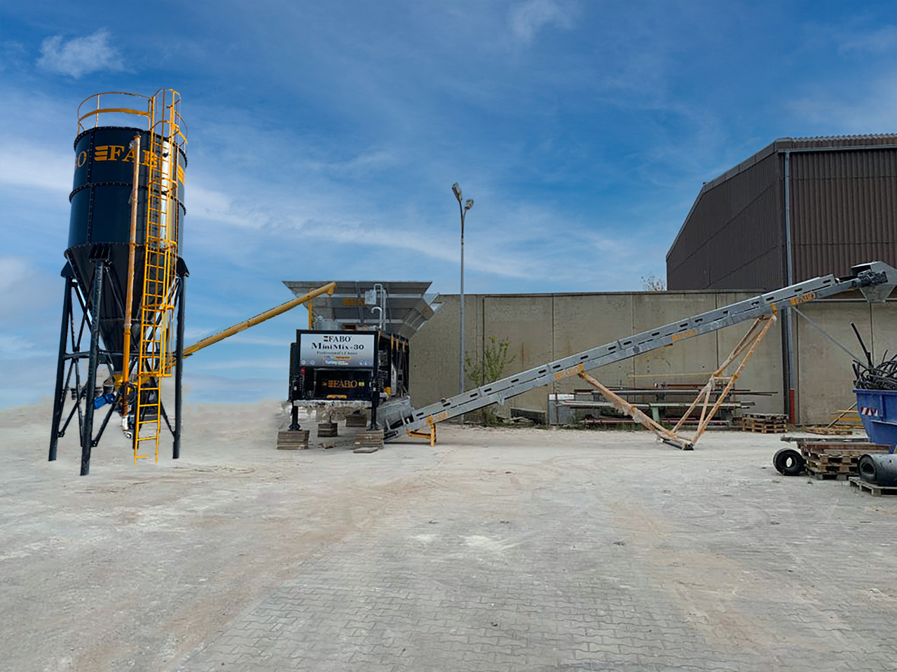 FABO mobile concrete batching plant - Concrete plant: picture 1 FABO mobile concrete batching plant - Concrete plant: picture 1