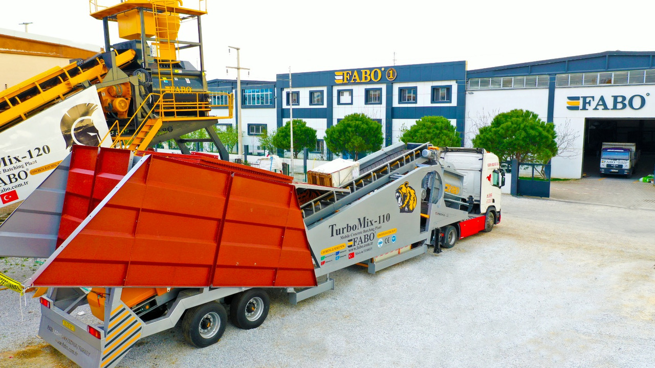 FABO mobile concrete batching plant - Concrete plant: picture 2 FABO mobile concrete batching plant - Concrete plant: picture 2