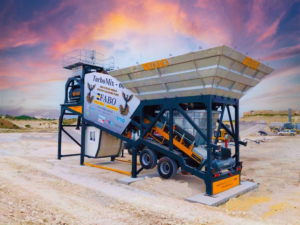 FABO mobile concrete batching plant - Concrete plant: picture 4 FABO mobile concrete batching plant - Concrete plant: picture 4
