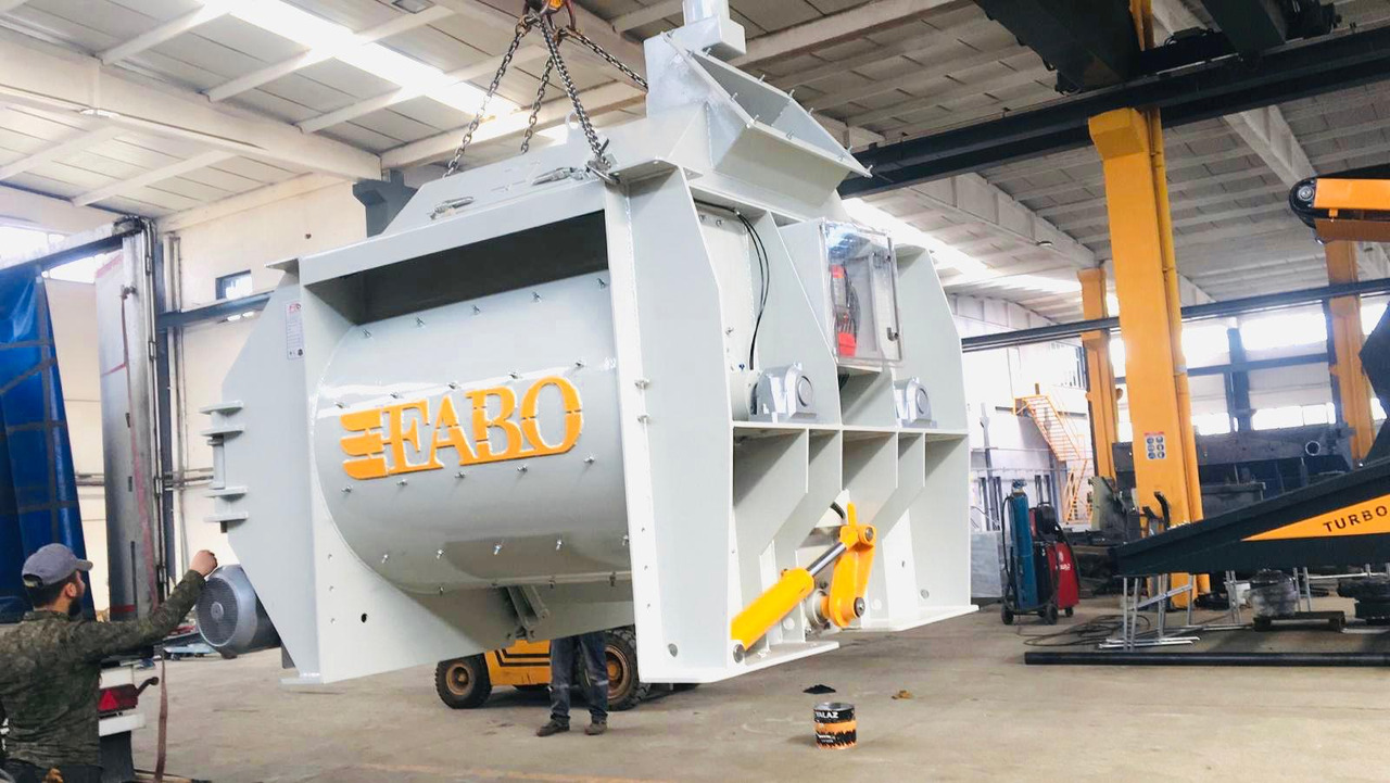 FABO twin shaft mixer - Concrete mixer: picture 1 FABO twin shaft mixer - Concrete mixer: picture 1