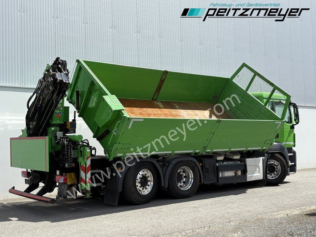 MAN TGS 26.460 FL 6x2 Kipper+Kran+Funk Lenkachse, 2-Seitenkipper, Atlas 172.3 - Tipper: picture 4 MAN TGS 26.460 FL 6x2 Kipper+Kran+Funk Lenkachse, 2-Seitenkipper, Atlas 172.3 - Tipper: picture 4