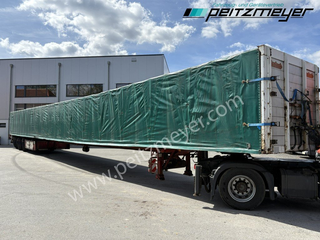 NOOTEBOOM ( NL ) OVB-48-03V hydr. gelenkt Tele, 26,35 m unter Plane, Fernsteuerung, - Curtainsider semi-trailer: picture 4 NOOTEBOOM ( NL ) OVB-48-03V hydr. gelenkt Tele, 26,35 m unter Plane, Fernsteuerung, - Curtainsider semi-trailer: picture 4