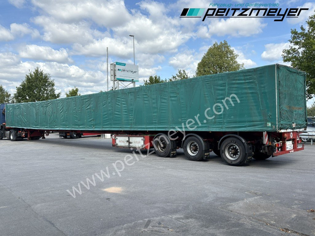 NOOTEBOOM ( NL ) OVB-48-03V hydr. gelenkt Tele, 26,35 m unter Plane, Fernsteuerung, - Curtainsider semi-trailer: picture 2 NOOTEBOOM ( NL ) OVB-48-03V hydr. gelenkt Tele, 26,35 m unter Plane, Fernsteuerung, - Curtainsider semi-trailer: picture 2