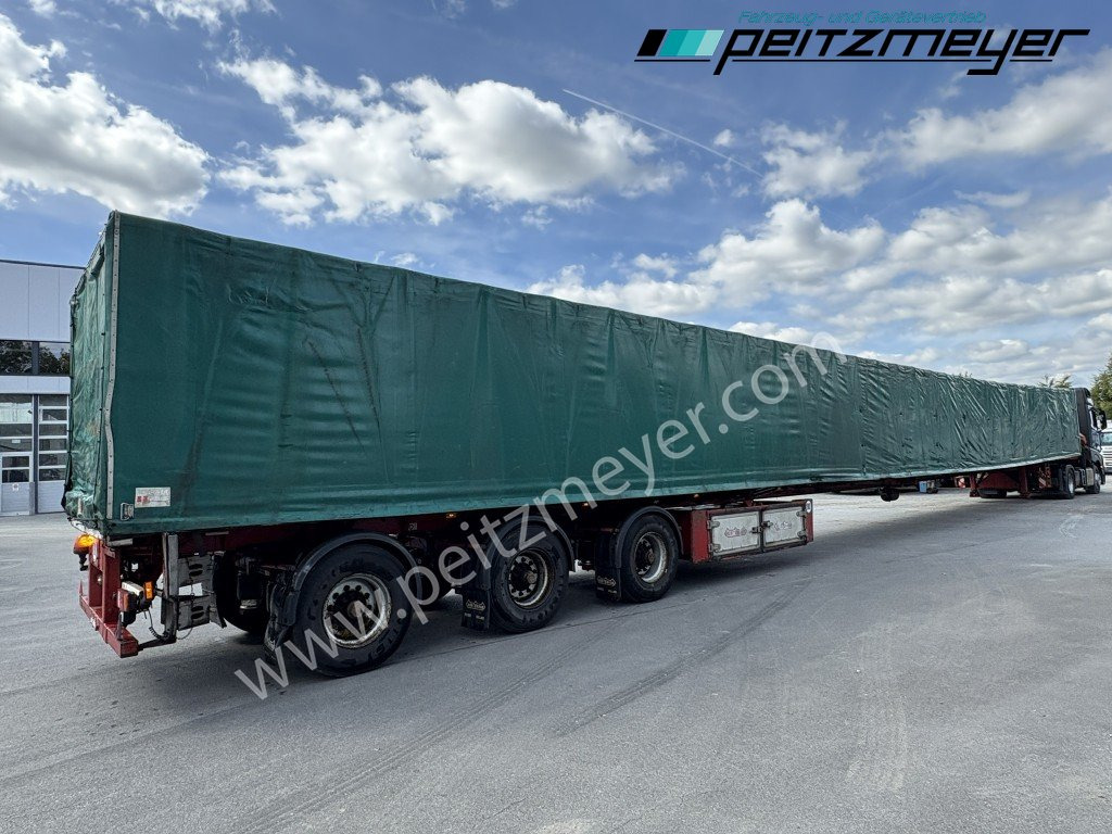 NOOTEBOOM ( NL ) OVB-48-03V hydr. gelenkt Tele, 26,35 m unter Plane, Fernsteuerung, - Curtainsider semi-trailer: picture 1 NOOTEBOOM ( NL ) OVB-48-03V hydr. gelenkt Tele, 26,35 m unter Plane, Fernsteuerung, - Curtainsider semi-trailer: picture 1
