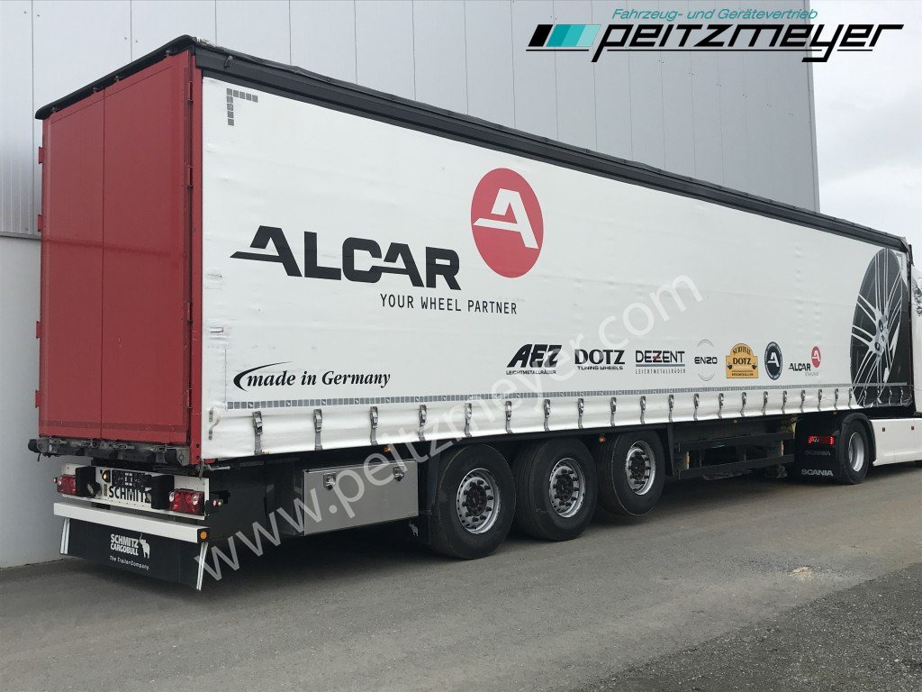 SCHMITZ SCS verzinkt, RSAB, Edscha, Liftachse - Curtainsider semi-trailer: picture 1 SCHMITZ SCS verzinkt, RSAB, Edscha, Liftachse - Curtainsider semi-trailer: picture 1