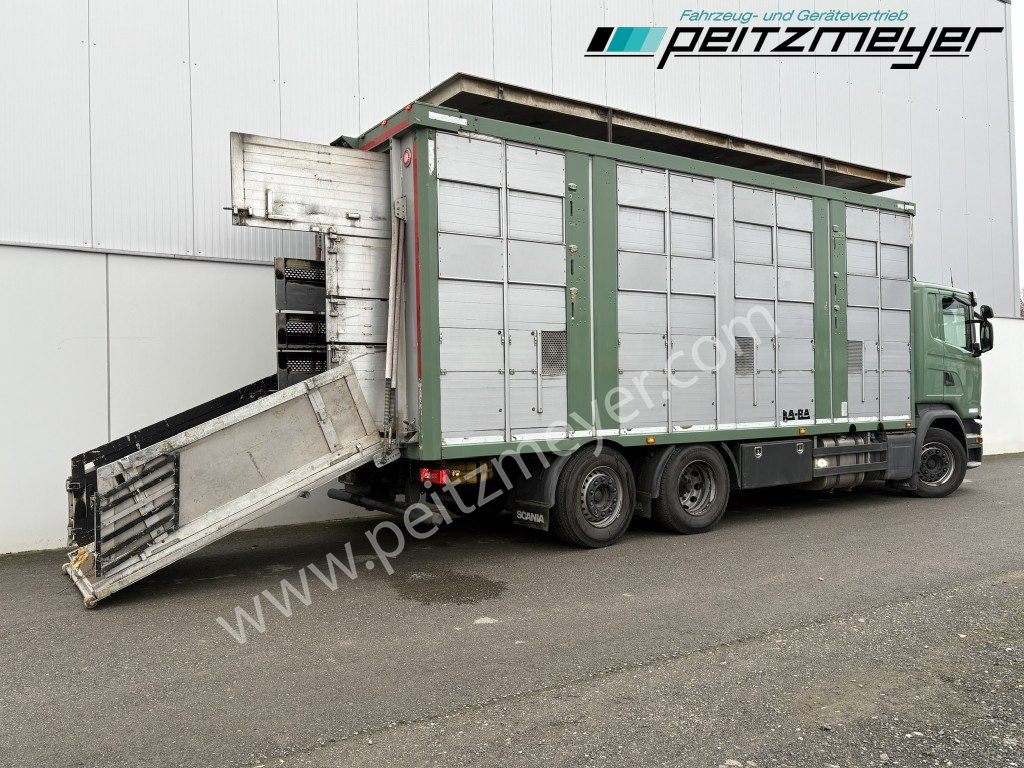 Scania G 450 6x2, Kaba 3-Stock, Hubdach Lenk + Lift, - Livestock truck: picture 4 Scania G 450 6x2, Kaba 3-Stock, Hubdach Lenk + Lift, - Livestock truck: picture 4