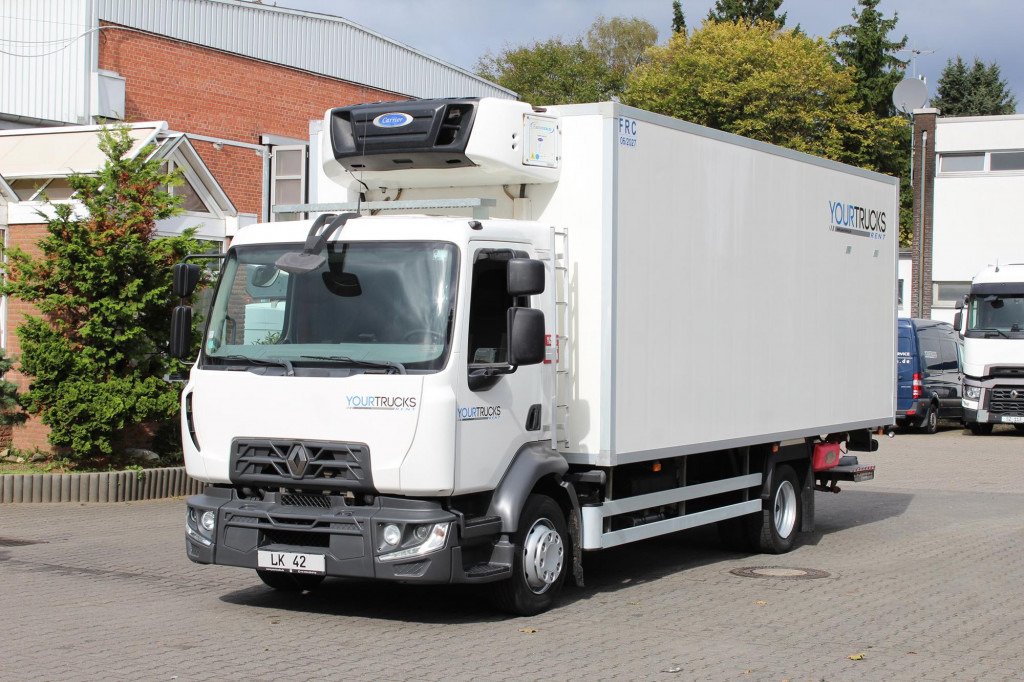 Renault D 12 Carrier Supra 550 Strom Tür LBW FRC 2027 - Refrigerator truck: picture 1 Renault D 12 Carrier Supra 550 Strom Tür LBW FRC 2027 - Refrigerator truck: picture 1