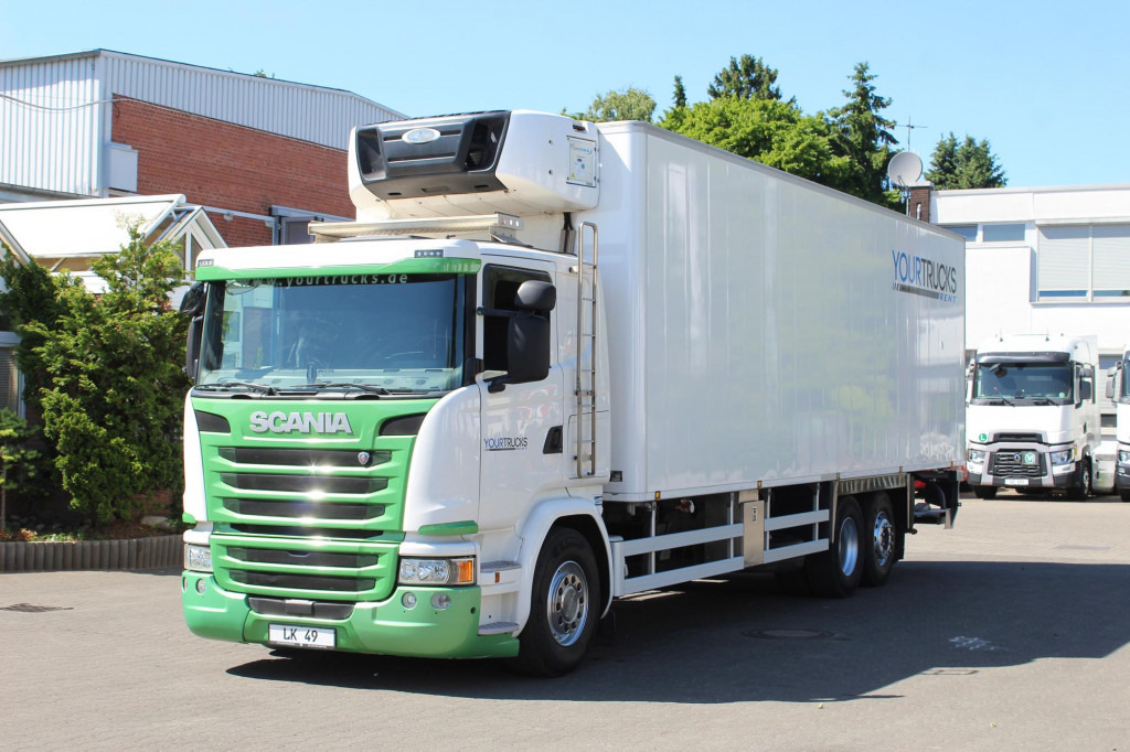 Scania G410 E5 CS 1150-12 MT Strom LBW Lenkachse - Refrigerator truck: picture 1 Scania G410 E5 CS 1150-12 MT Strom LBW Lenkachse - Refrigerator truck: picture 1
