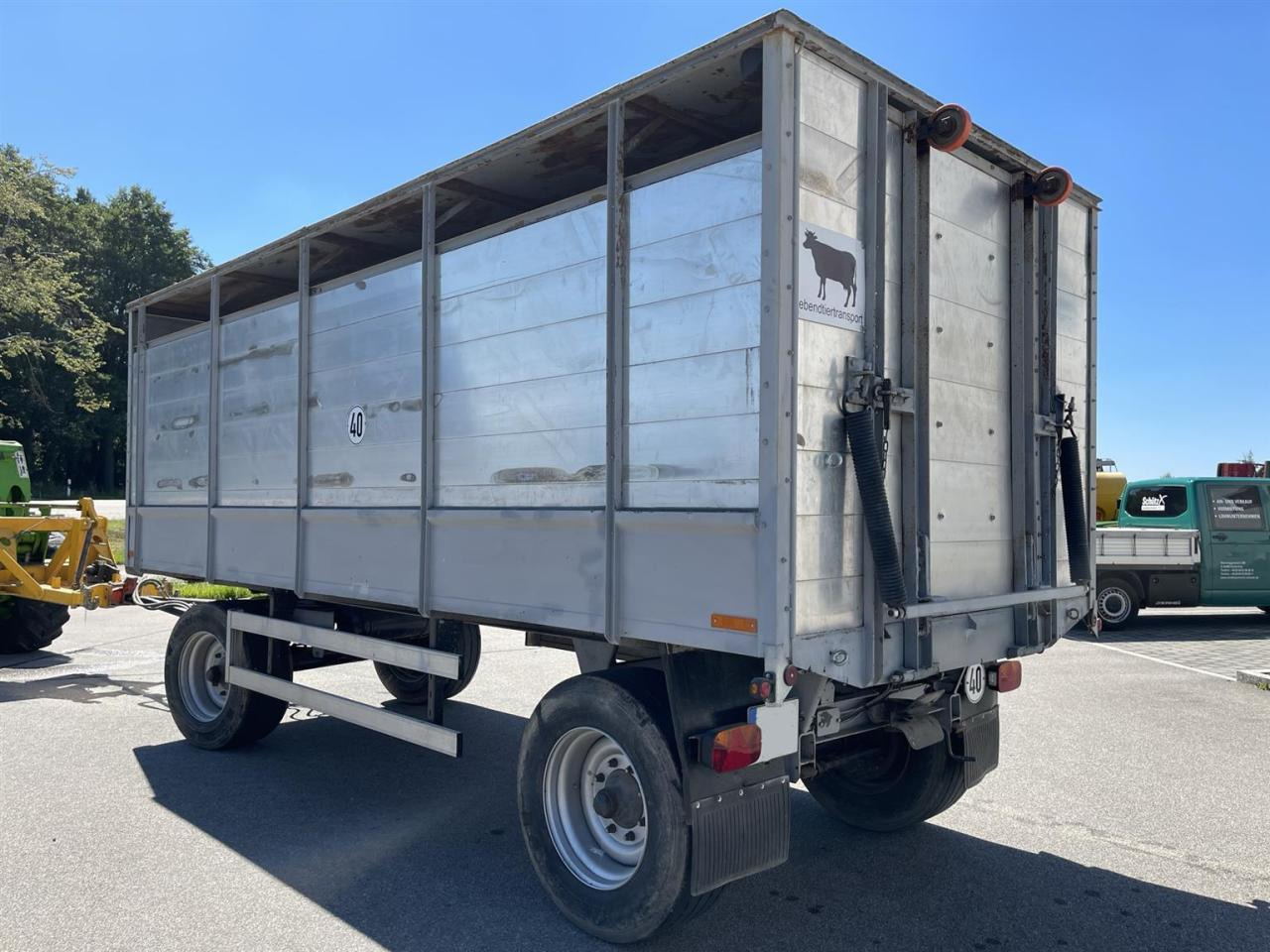 Fortschritt Viehtransportwagen, Viehanhänger, Tiertransport - Farm trailer: picture 4 Fortschritt Viehtransportwagen, Viehanhänger, Tiertransport - Farm trailer: picture 4