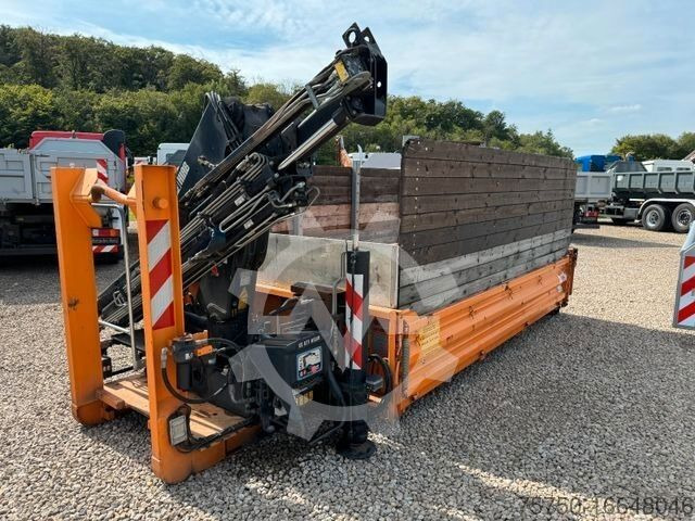 Abrollcontainer mit Kran + Funk + Aufsatz Abrollcontainer mit Kran + Funk - Roll-off container: picture 3 Abrollcontainer mit Kran + Funk + Aufsatz Abrollcontainer mit Kran + Funk - Roll-off container: picture 3