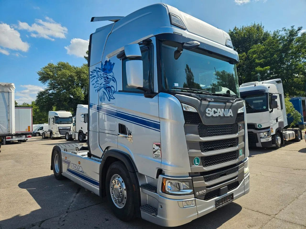 Scania S500 Standklima, 2 fridges, Big Navi, Alloy whee - Tractor unit: picture 2 Scania S500 Standklima, 2 fridges, Big Navi, Alloy whee - Tractor unit: picture 2