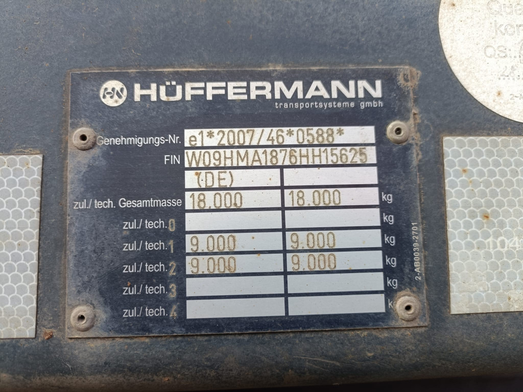 HUEFFERMANN Anhänger für Absetzmulden HMA 18.76 LS Containeranhänger - Container transporter/ Swap body trailer: picture 2 HUEFFERMANN Anhänger für Absetzmulden HMA 18.76 LS Containeranhänger - Container transporter/ Swap body trailer: picture 2