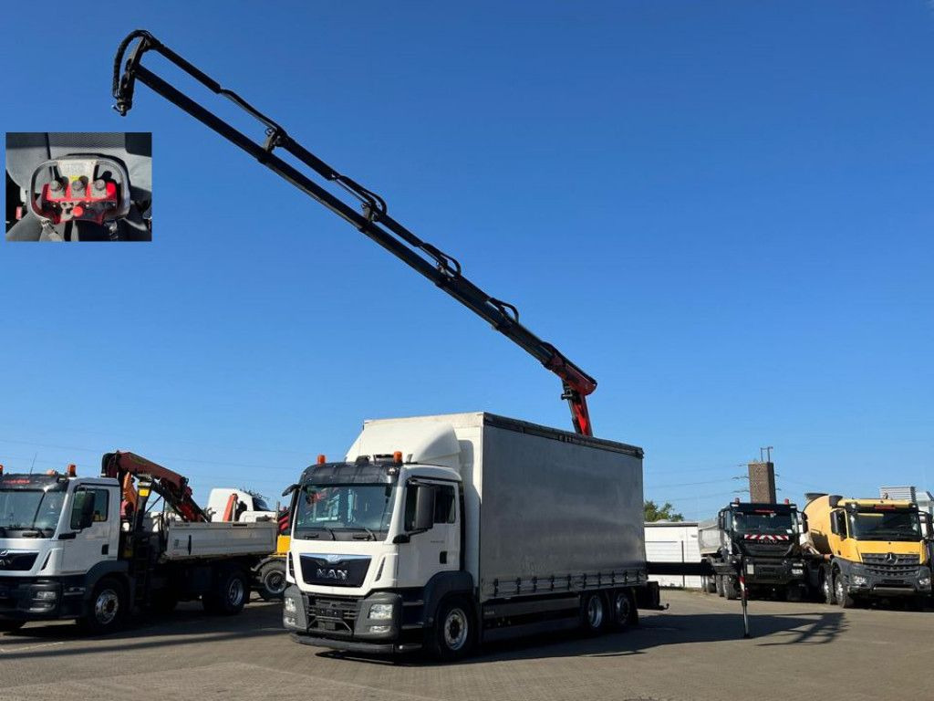 MAN TG-S 26.400 6x2-2 BL Pritsche Heckkran 5xhydr.Au - Crane truck: picture 1 MAN TG-S 26.400 6x2-2 BL Pritsche Heckkran 5xhydr.Au - Crane truck: picture 1