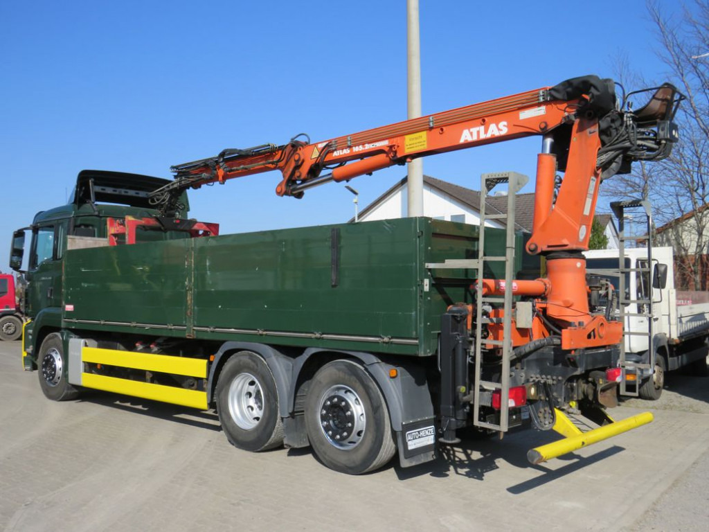 Dropside/ Flatbed truck, Crane truck MAN TG-S 26.400 6x2-2 BL Pritsche Heckkran Atlas 165.2: picture 6 Dropside/ Flatbed truck, Crane truck MAN TG-S 26.400 6x2-2 BL Pritsche Heckkran Atlas 165.2: picture 6