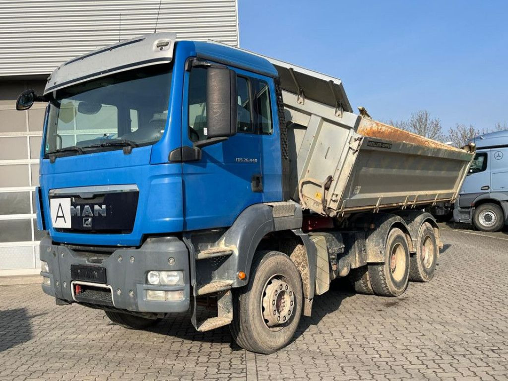 MAN TG-S 26.440 6x4 BB 3-Achs Kipper MeillerSchalter - Tipper: picture 1 MAN TG-S 26.440 6x4 BB 3-Achs Kipper MeillerSchalter - Tipper: picture 1