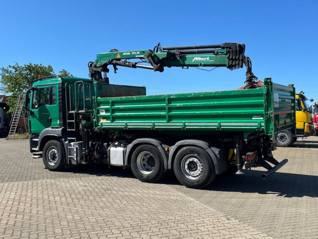 MAN TG-S 28.480 6x4H-4 BL 3-Achs Kipper Kran Funk Li - Tipper, Crane truck: picture 4 MAN TG-S 28.480 6x4H-4 BL 3-Achs Kipper Kran Funk Li - Tipper, Crane truck: picture 4