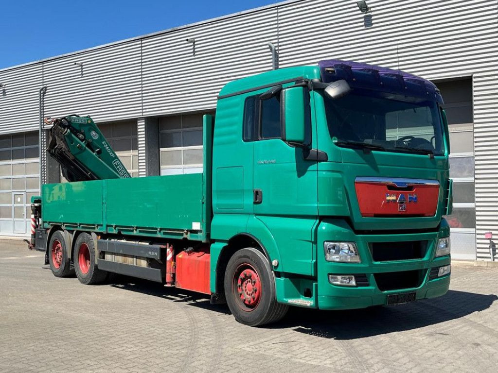 MAN TG-X 26.440 6x2-2 BL Pritsche Heckkran Fassi 360 - Dropside/ Flatbed truck, Crane truck: picture 2 MAN TG-X 26.440 6x2-2 BL Pritsche Heckkran Fassi 360 - Dropside/ Flatbed truck, Crane truck: picture 2