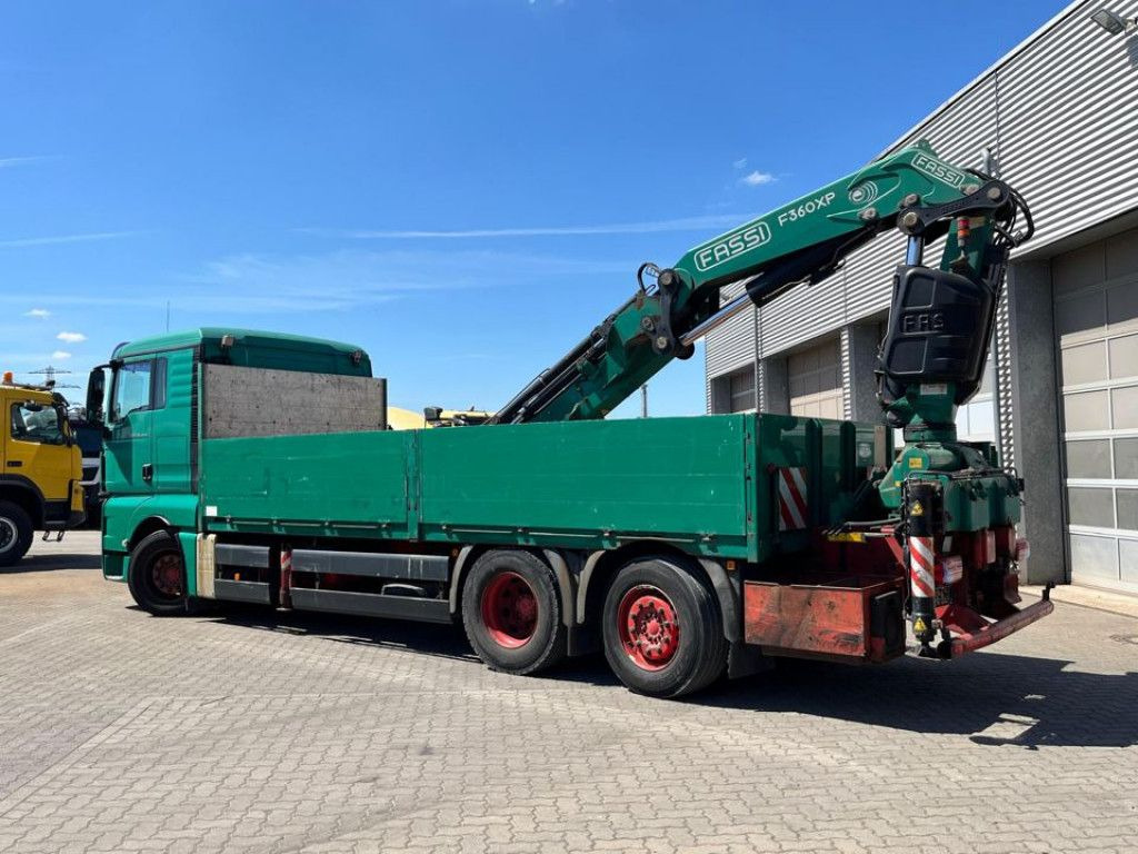 MAN TG-X 26.440 6x2-2 BL Pritsche Heckkran Fassi 360 - Dropside/ Flatbed truck, Crane truck: picture 3 MAN TG-X 26.440 6x2-2 BL Pritsche Heckkran Fassi 360 - Dropside/ Flatbed truck, Crane truck: picture 3