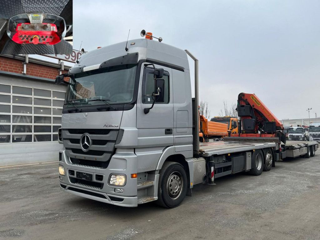 Mercedes-Benz Actros 2541 Pritsche Heckkran Palfinger PK 34002 - Crane truck, Dropside/ Flatbed truck: picture 1 Mercedes-Benz Actros 2541 Pritsche Heckkran Palfinger PK 34002 - Crane truck, Dropside/ Flatbed truck: picture 1