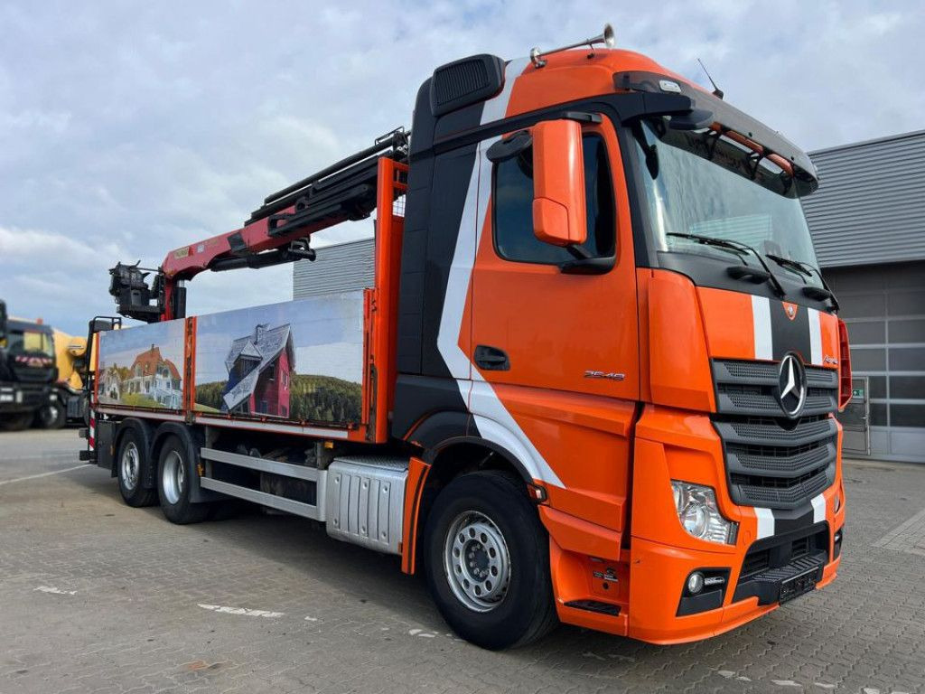 Mercedes-Benz Actros 2648 L 6x2 Pritsche Heckkran 3xhydr.Aussc - Dropside/ Flatbed truck, Crane truck: picture 2 Mercedes-Benz Actros 2648 L 6x2 Pritsche Heckkran 3xhydr.Aussc - Dropside/ Flatbed truck, Crane truck: picture 2