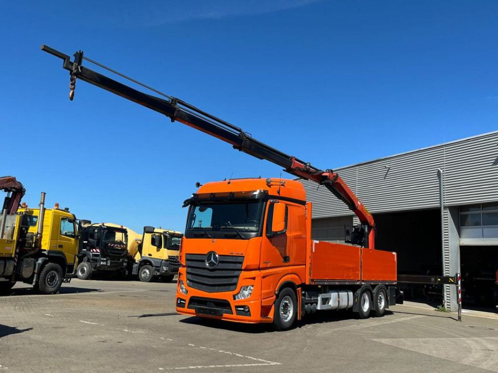 Mercedes-Benz Actros 2648 L 6x2 Pritsche Heckkran 3xhydr.Aussc - Crane truck: picture 1 Mercedes-Benz Actros 2648 L 6x2 Pritsche Heckkran 3xhydr.Aussc - Crane truck: picture 1
