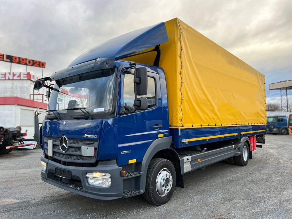 Mercedes-Benz Atego 1224 L Pritsche LBW LBW 1.5 to - Curtainsider truck: picture 1 Mercedes-Benz Atego 1224 L Pritsche LBW LBW 1.5 to - Curtainsider truck: picture 1