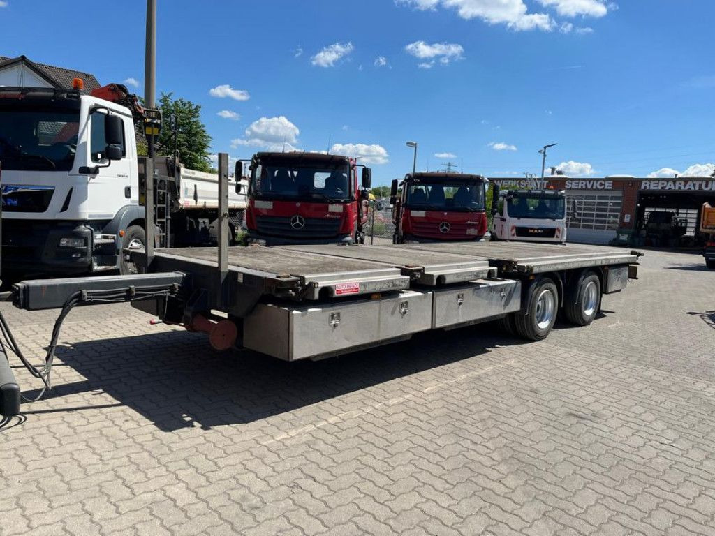 ZZW 16 Spezialanhänger ausziehbar 8850-10535 ZZW 16 Spezialanhänger ausziehbar 8850-10535 - Dropside/ Flatbed trailer: picture 1 ZZW 16 Spezialanhänger ausziehbar 8850-10535 ZZW 16 Spezialanhänger ausziehbar 8850-10535 - Dropside/ Flatbed trailer: picture 1