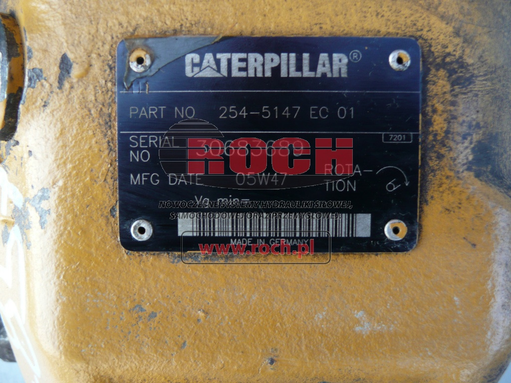CATERPILLAR 254-5147 EC01 - Hydraulic pump: picture 1 CATERPILLAR 254-5147 EC01 - Hydraulic pump: picture 1