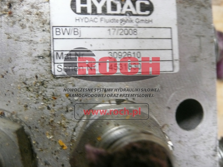 HYDAC 3092610 4531830 + 3039436 24VDC 21,2 OHM + 2 CEWKI+ V 0,16L - Hydraulic valve: picture 2 HYDAC 3092610 4531830 + 3039436 24VDC 21,2 OHM + 2 CEWKI+ V 0,16L - Hydraulic valve: picture 2